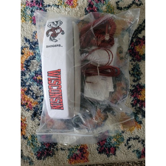 Vtg WISCONSIN BADGERS Southwestern Bell Freedom Phone CollegiateFM1000/FC2556 - Picture 4 of 5